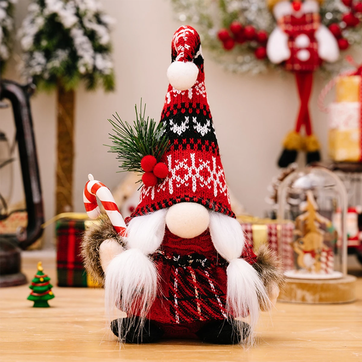 kf-Sc2fe8dac548648b09ceb2336789ff802B-Gnomo-Natale-Bambola-senza-volto-Buon-Natale-Decorazioni-per-la-casa-2024-Cristmas-Ornament-Xmas-Navidad